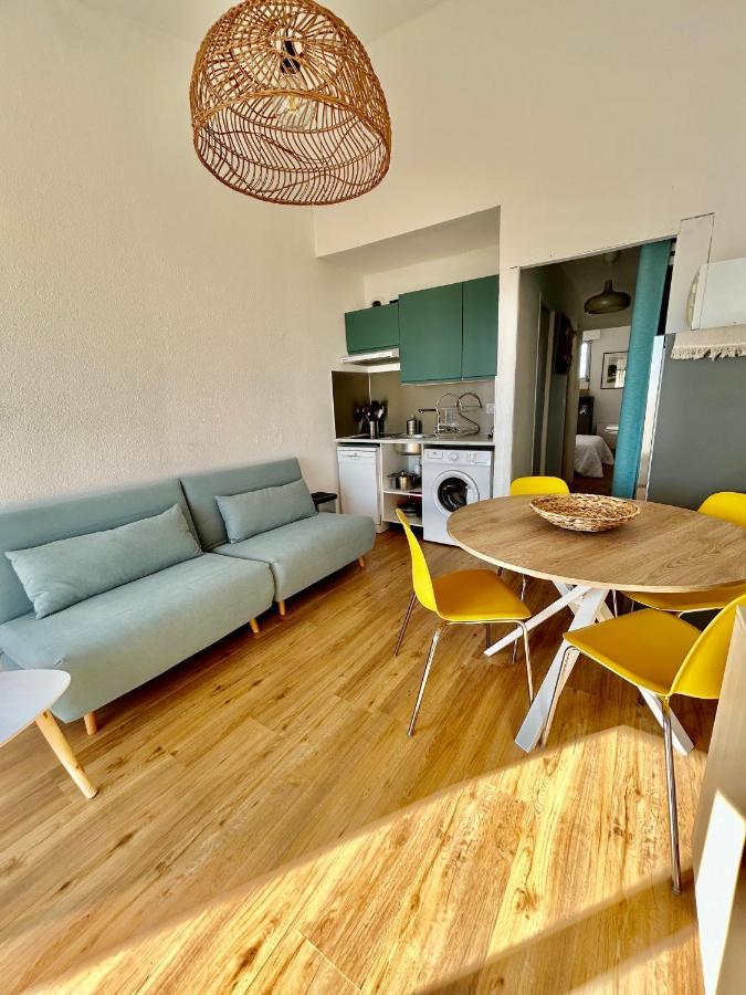 Superbe T2 Avec Terrasse Et Vue Su Mer Quartier Des Quilles A Sete Sète Exterior foto